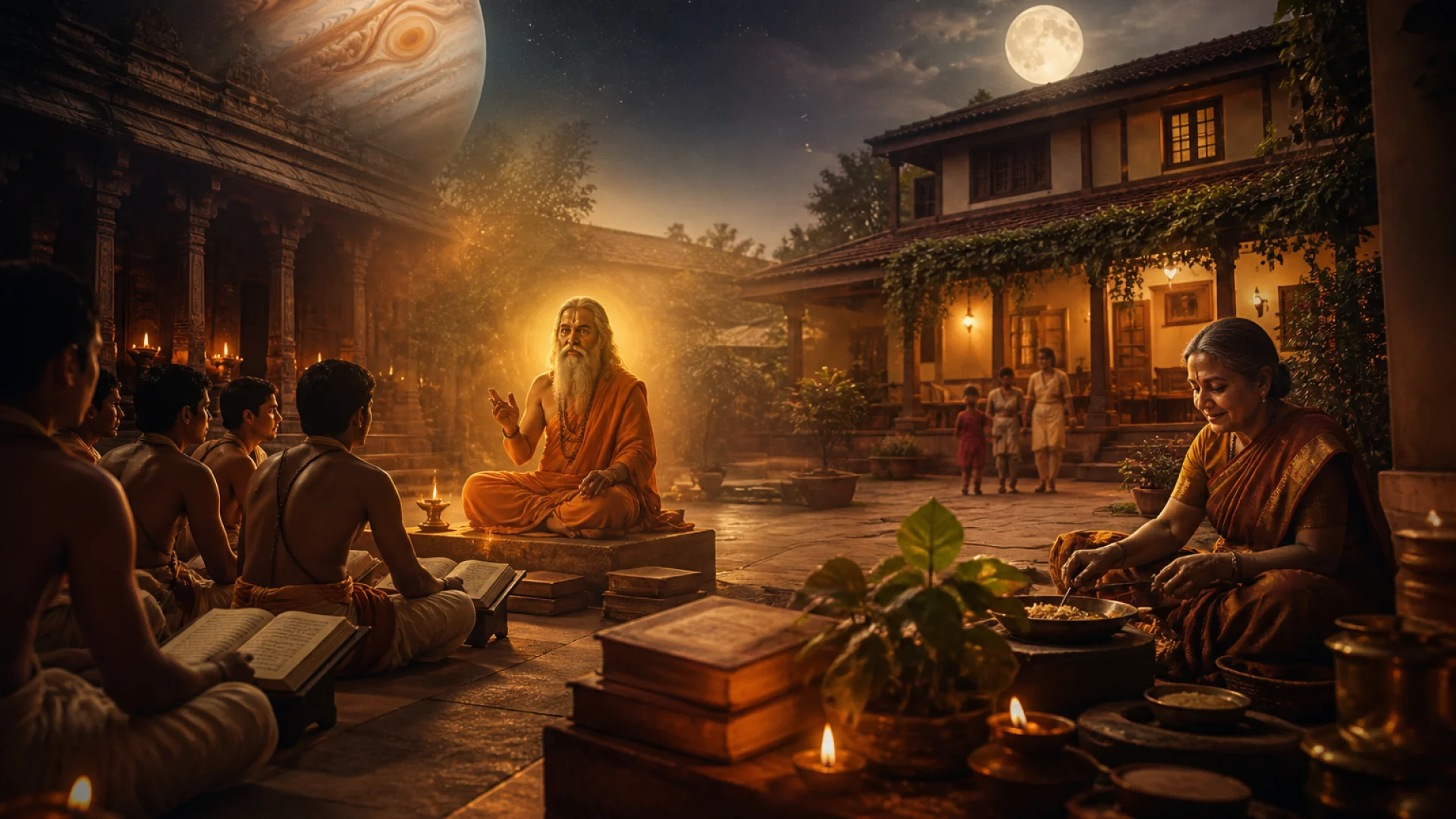 What Happens When Jupiter Is in the Fourth House of Kundali