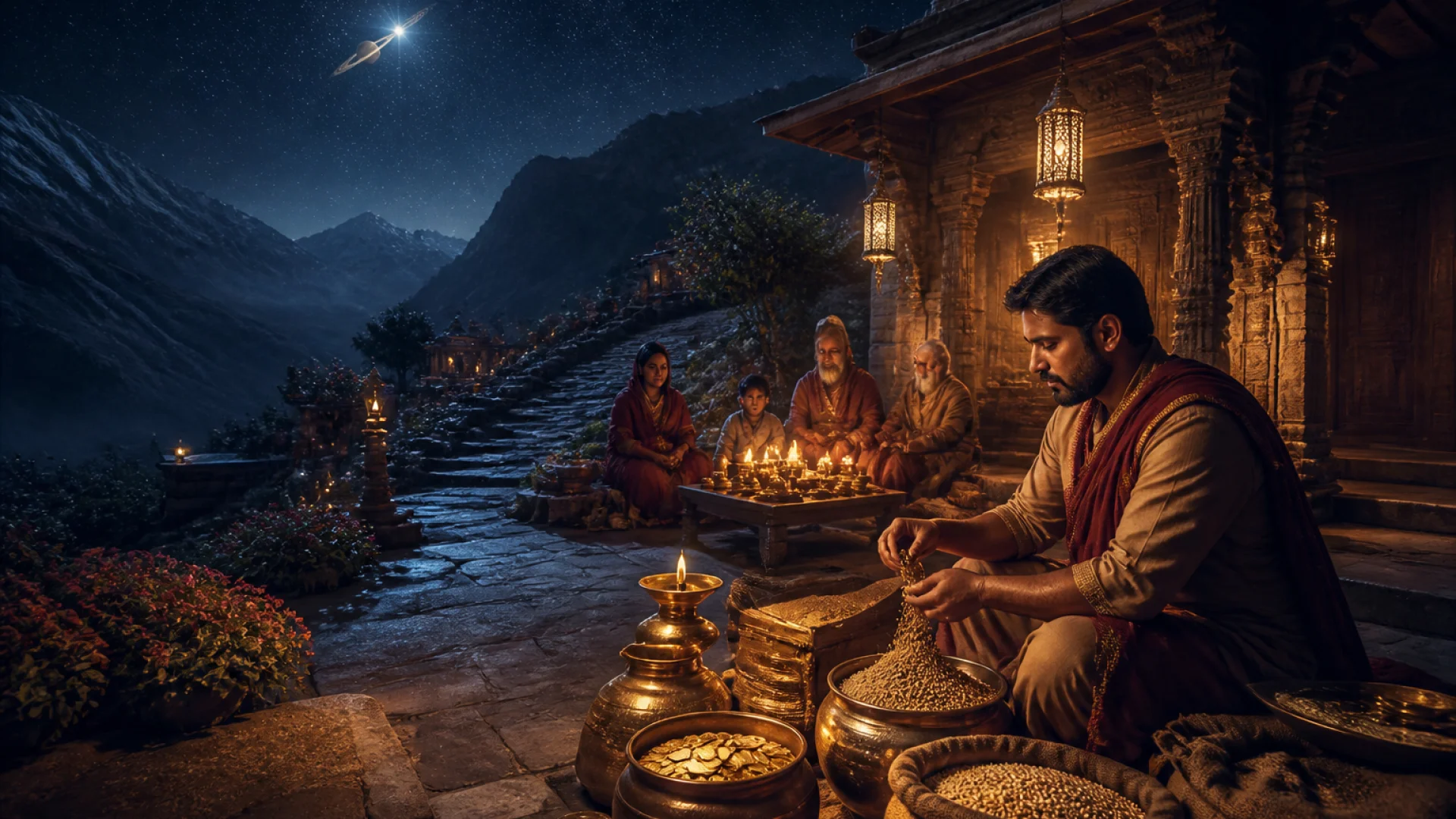 What Happens When Saturn Is in the Second House of Kundali